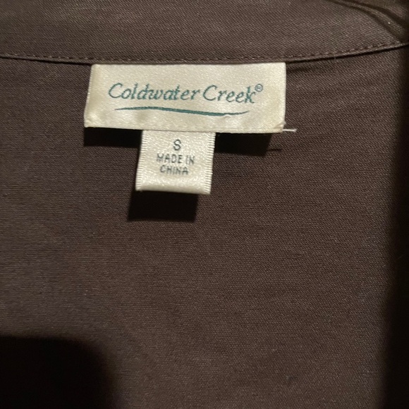 Coldwater Creek brown jacket - Picture 2 of 5
